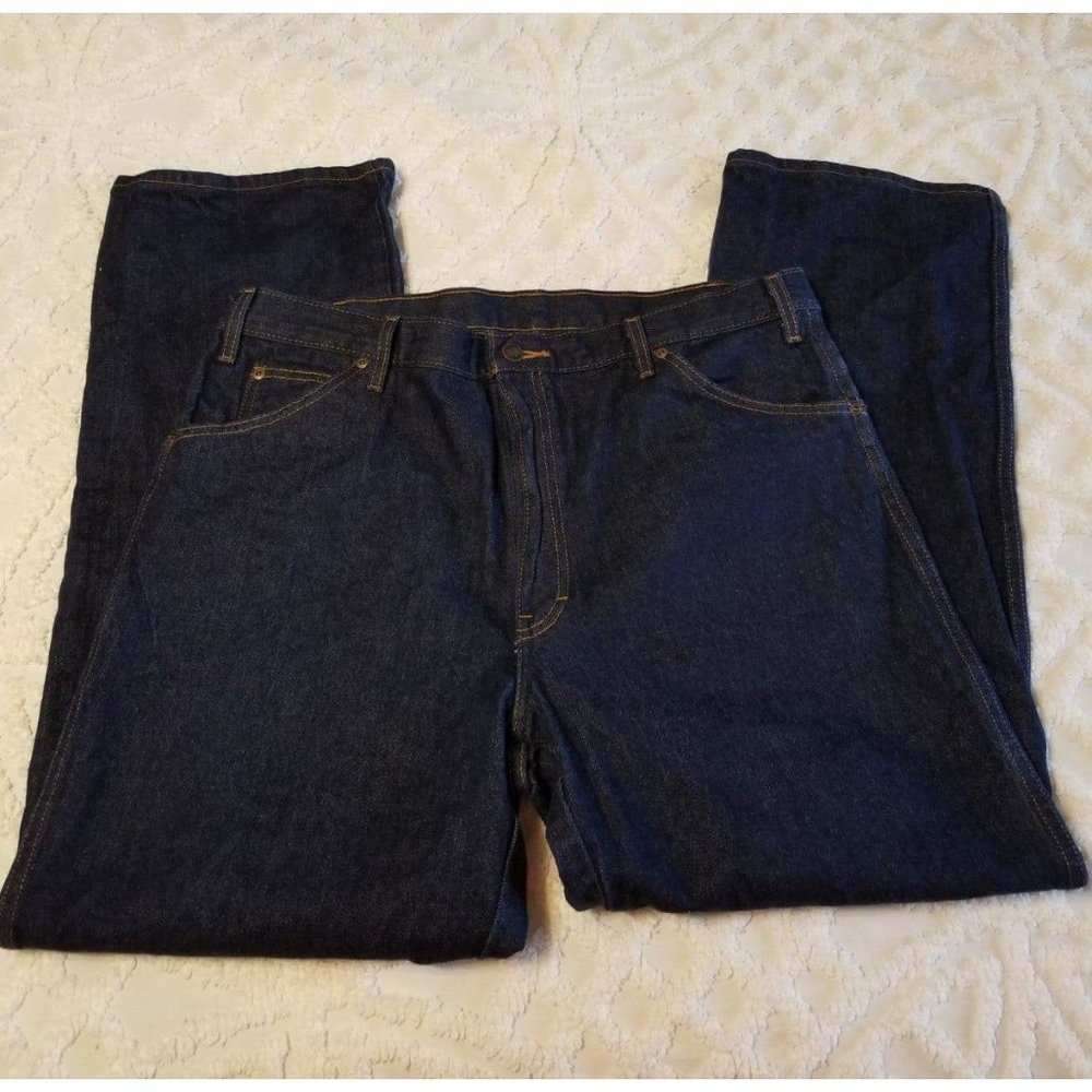 Dickies Men's Jeans 100% cotton Dark wash Never worn Sz 38x30‎